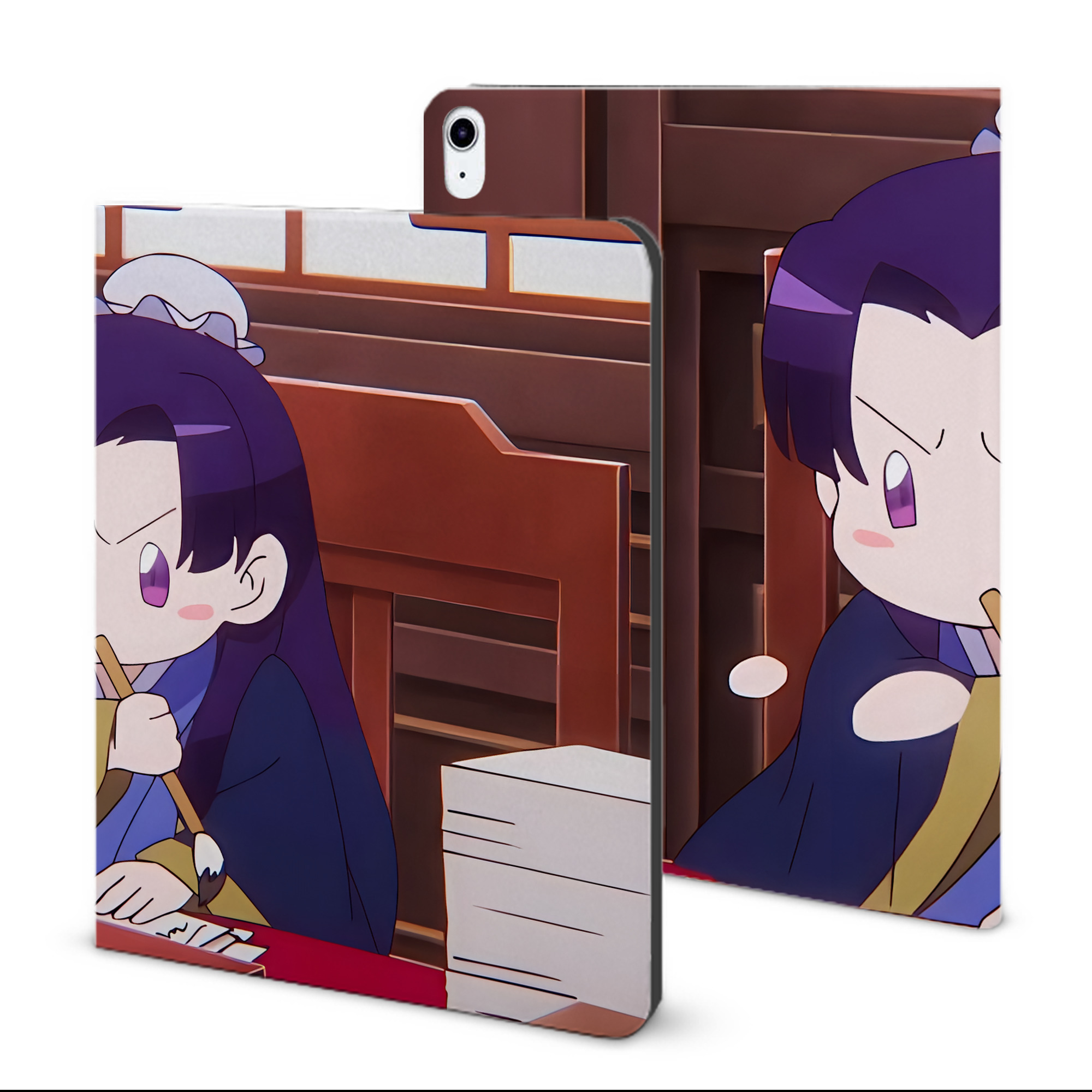 （画像用） 薬屋のひとりごと The Apothecary Diaries IPad ケース ブック型 PUレザー TPU 耐衝撃 軽量 薄型 ペン収納なし 全面保護 IPad 各モデル対応